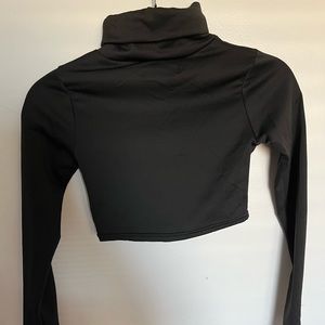 Turtleneck crop top